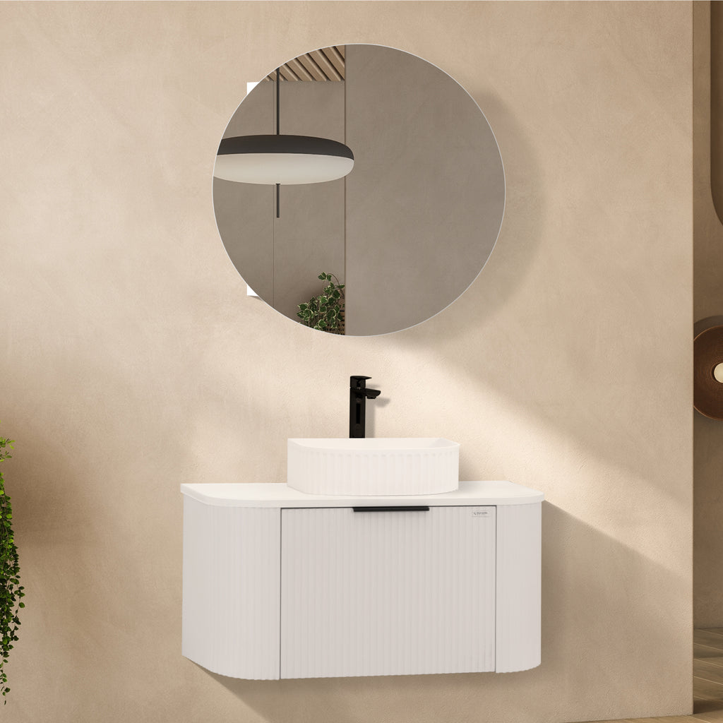 Maia - Conjunto de Casa de Banho Suspenso - Disponível em 90 cm - Várias Cores