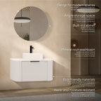 Maia - Conjunto de Casa de Banho Suspenso - Disponível em 90 cm - Várias Cores