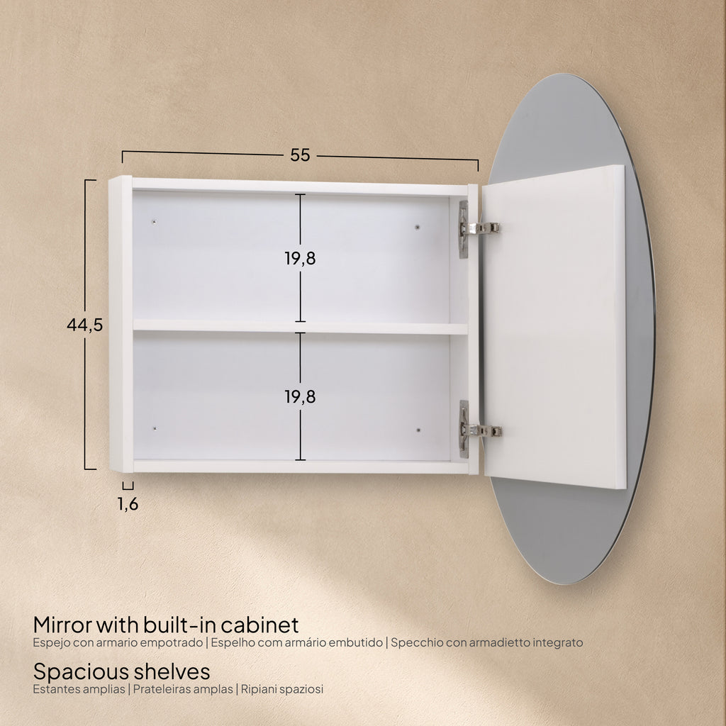 Maia - Conjunto de Casa de Banho Suspenso - Disponível em 90 cm - Várias Cores