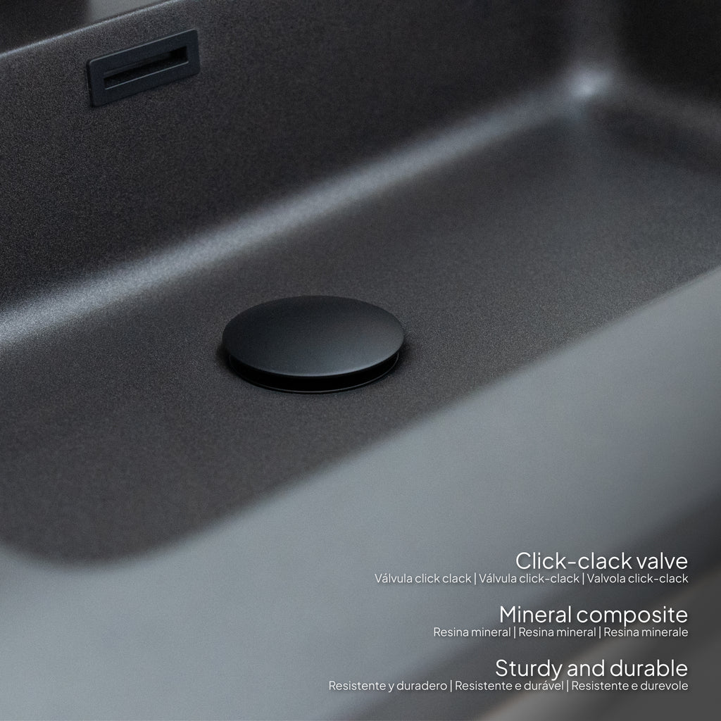 Atena - Conjunto de Casa de Banho Suspenso - Disponível em 60, 80, 100 e 120 cm - Várias Cores