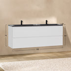 Atena – Móvel de Lavatório Suspenso com Gaveta Soft-Close | Vários Tamanhos e Cores