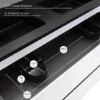 Atena – Móvel de Lavatório Suspenso com Gaveta Soft-Close | Vários Tamanhos e Cores