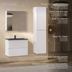 Atena – Móvel de Lavatório Suspenso com Gaveta Soft-Close | Vários Tamanhos e Cores