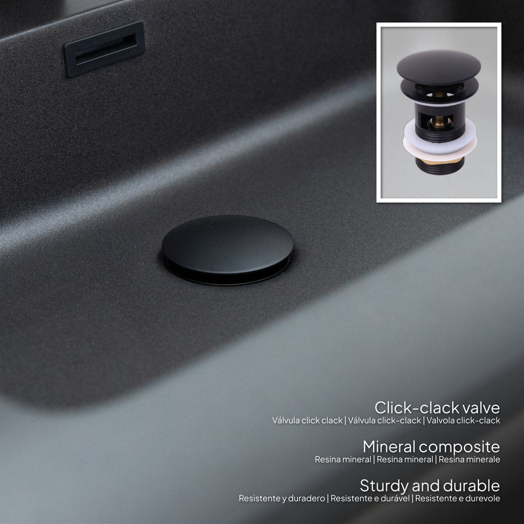 Atena – Móvel de Lavatório Suspenso com Gaveta Soft-Close | Vários Tamanhos e Cores