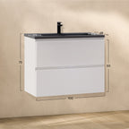 Atena – Móvel de Lavatório Suspenso com Gaveta Soft-Close | Vários Tamanhos e Cores