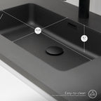 Atena – Móvel de Lavatório Suspenso com Gaveta Soft-Close | Vários Tamanhos e Cores