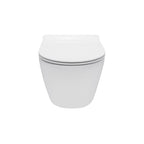 FRANCO - Sanita suspensa preta sem aro interno - tampa de fecho suave incluída