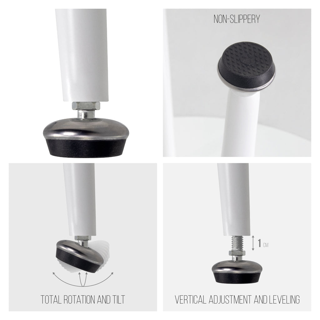 CORIN - Mesa de jantar com tampo de melamina