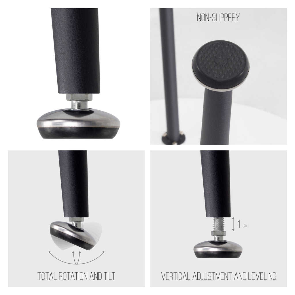 CORIN - Mesa de jantar com tampo de melamina