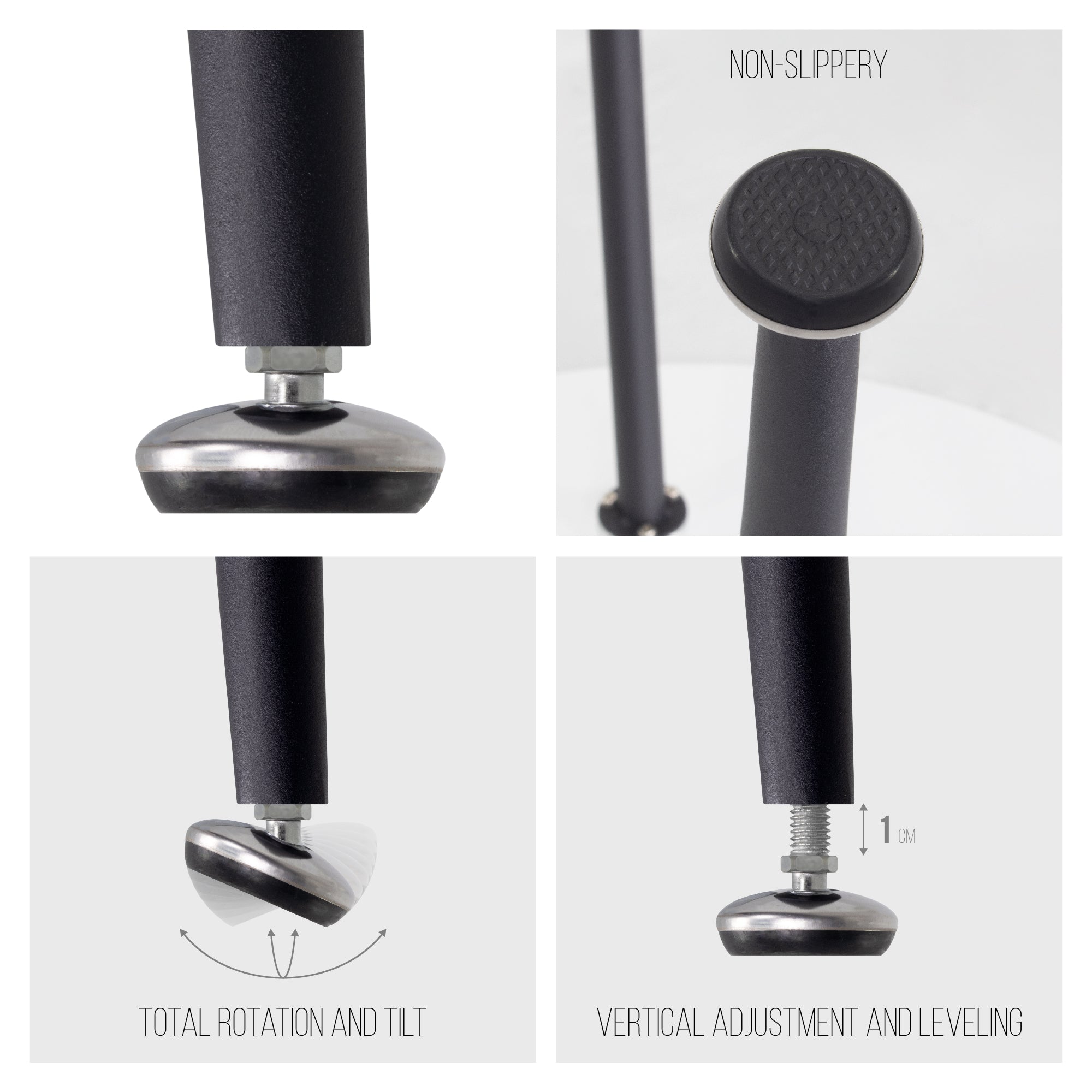 CORIN - Mesa de jantar com tampo de melamina