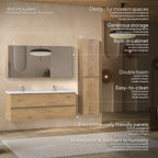 Atena – Móvel de Lavatório Suspenso com Gaveta Soft-Close | Vários Tamanhos e Cores