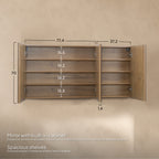 Atena - Conjunto de Casa de Banho Suspenso - Disponível em 60, 80, 100 e 120 cm - Várias Cores