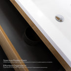 Atena - Conjunto de Casa de Banho Suspenso - Disponível em 60, 80, 100 e 120 cm - Várias Cores