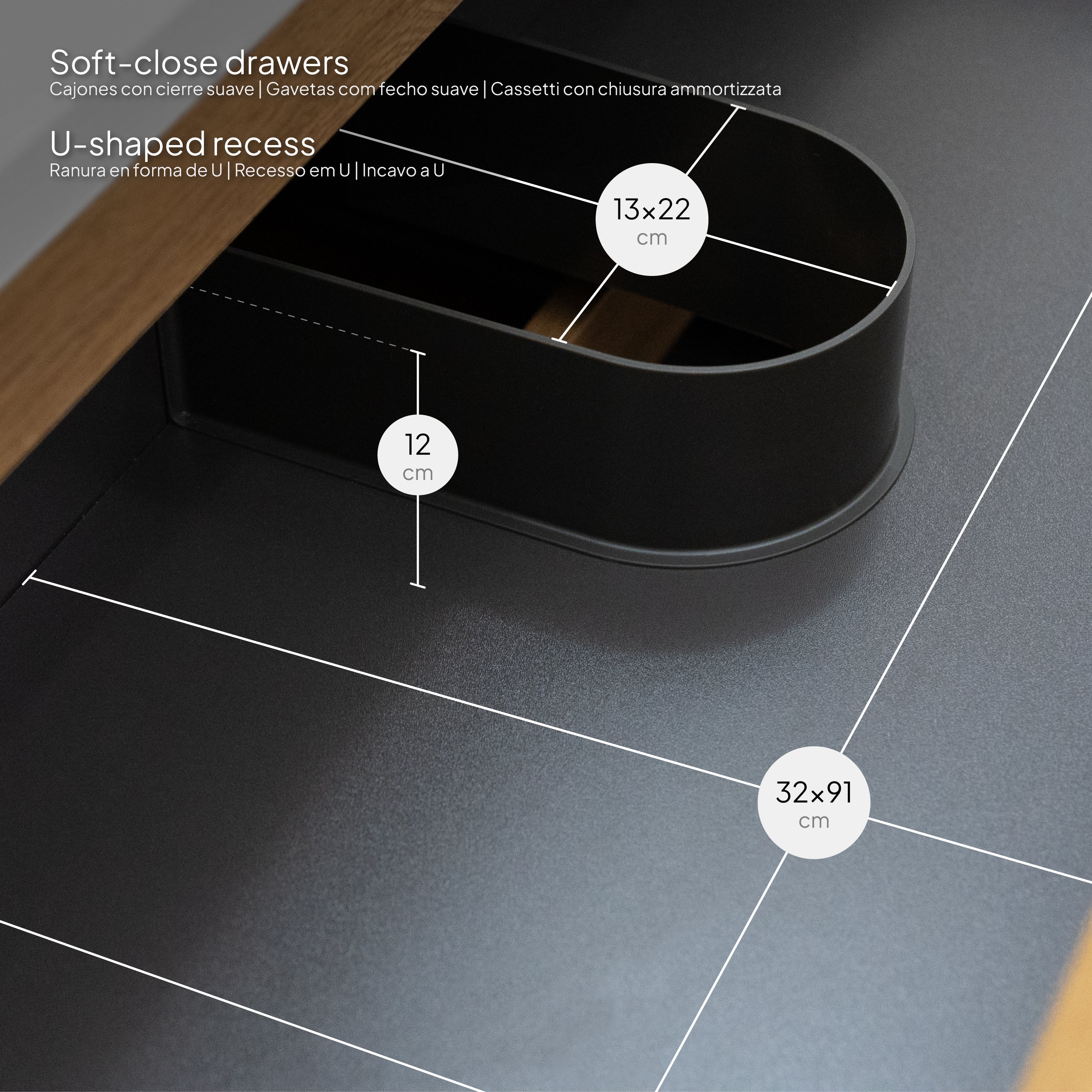 Atena - Conjunto de Casa de Banho Suspenso - Disponível em 60, 80, 100 e 120 cm - Várias Cores