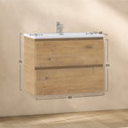 Atena – Móvel de Lavatório Suspenso com Gaveta Soft-Close | Vários Tamanhos e Cores