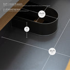 Atena - Conjunto de Casa de Banho Suspenso - Disponível em 60, 80, 100 e 120 cm - Várias Cores