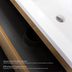 Atena - Conjunto de Casa de Banho Suspenso - Disponível em 60, 80, 100 e 120 cm - Várias Cores