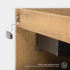 Atena – Móvel de Lavatório Suspenso com Gaveta Soft-Close | Vários Tamanhos e Cores