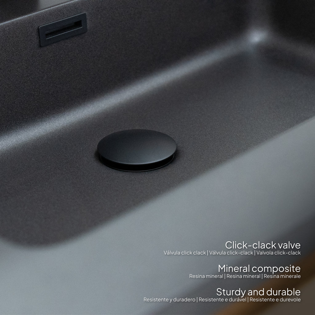 Atena - Conjunto de Casa de Banho Suspenso - Disponível em 60, 80, 100 e 120 cm - Várias Cores