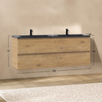 Atena – Móvel de Lavatório Suspenso com Gaveta Soft-Close | Vários Tamanhos e Cores