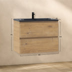 Atena – Móvel de Lavatório Suspenso com Gaveta Soft-Close | Vários Tamanhos e Cores