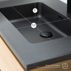 Atena – Móvel de Lavatório Suspenso com Gaveta Soft-Close | Vários Tamanhos e Cores