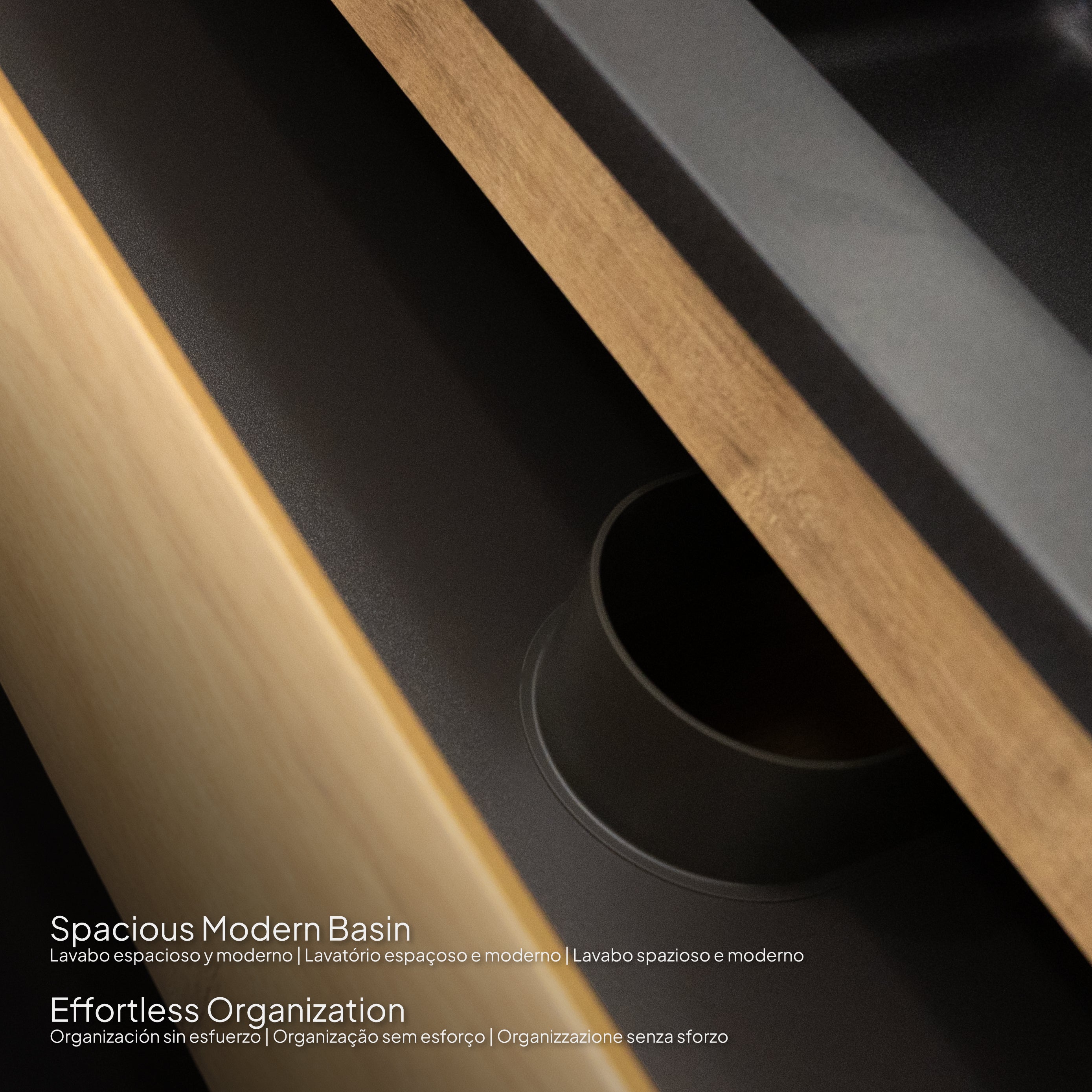 Atena - Conjunto de Casa de Banho Suspenso - Disponível em 60, 80, 100 e 120 cm - Várias Cores