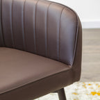 DAHLIA - Conjunto de cadeiras de Refeição em tecido PU ou Veludo