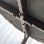 DAHLIA - Conjunto de cadeiras de Refeição em tecido PU ou Veludo