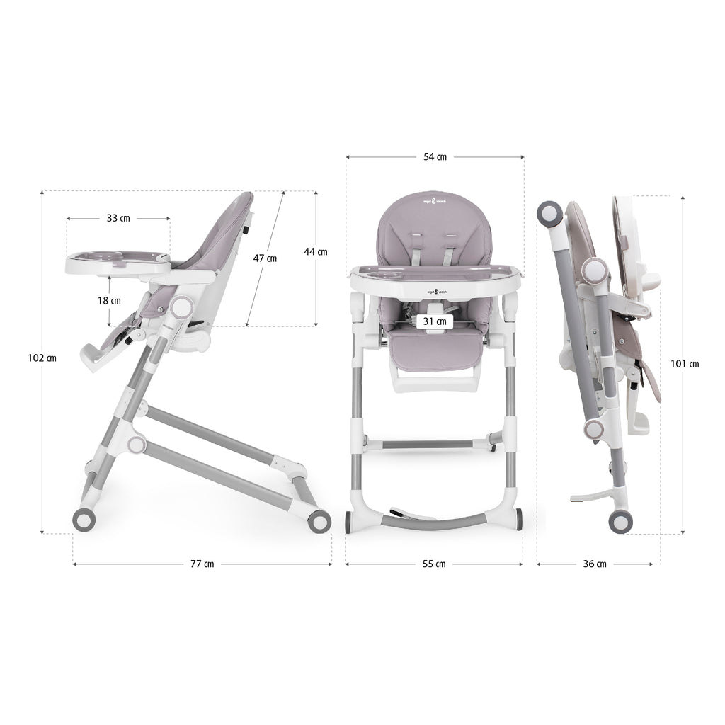 HUGO - Cadeira alta para bebé