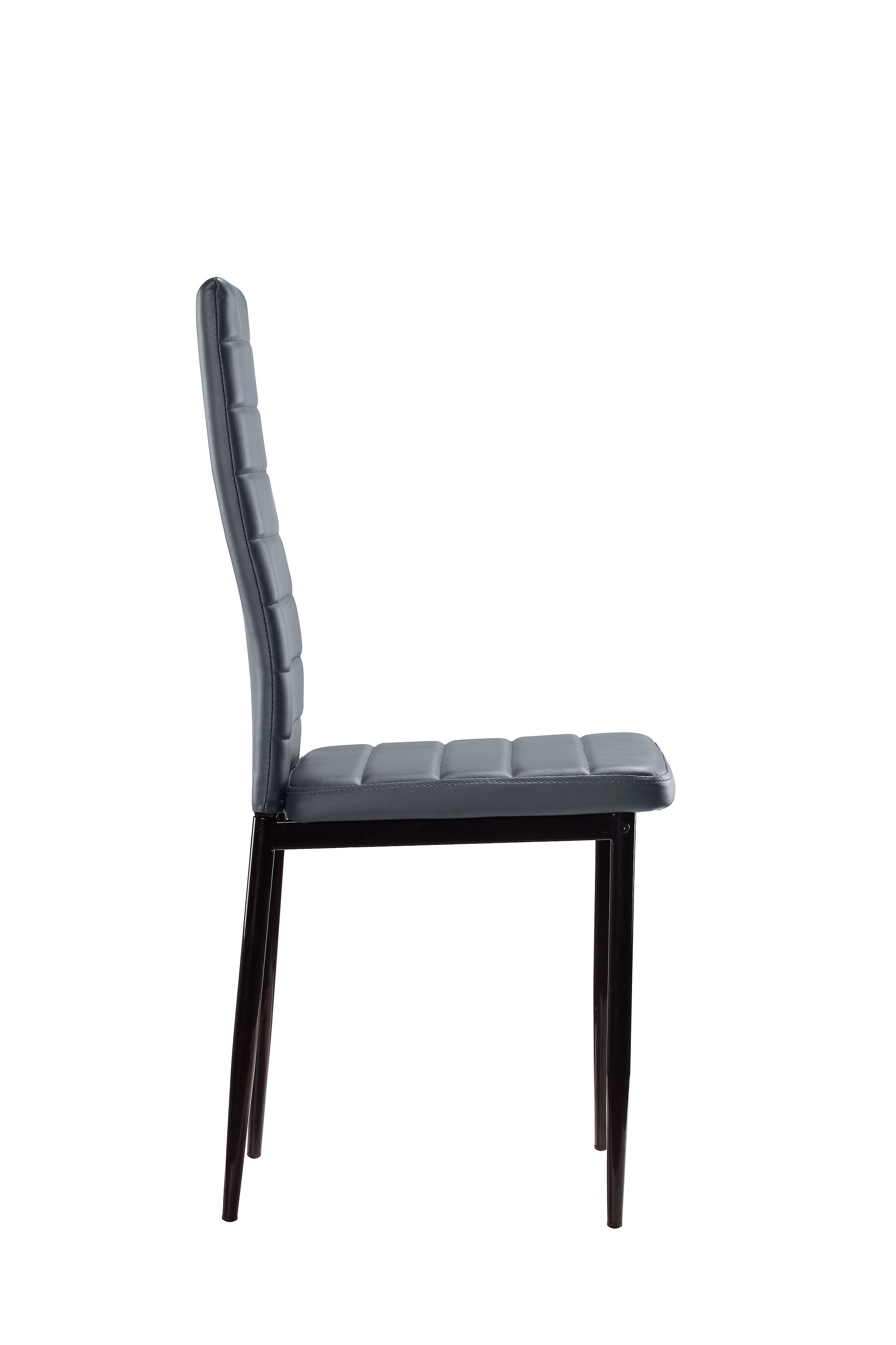 SHIRLEY - Conjunto de cadeiras de refeição em pele