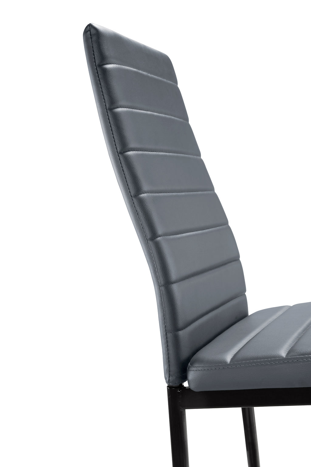 SHIRLEY - Conjunto de cadeiras de refeição em pele