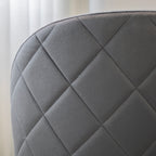 BELLAMY - Conjunto de Cadeiras de Refeição com Tecido em Veludo