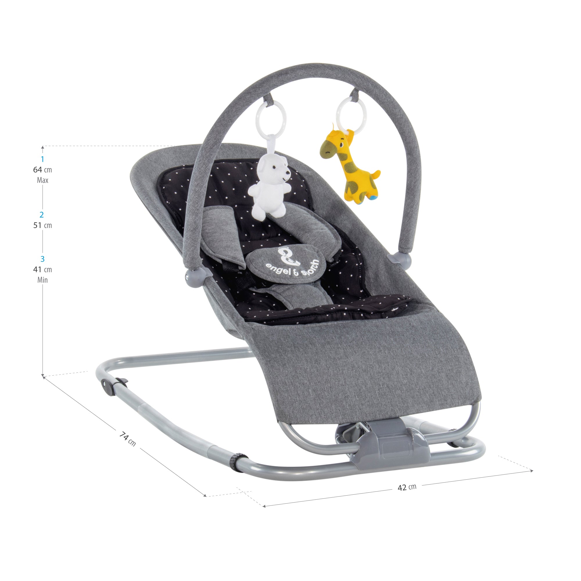 VIENO - Espreguiçadeira para Bebé