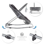 VIGO - Espreguiçadeira & Berço com Cobertura e Arco de Brincar Removivél