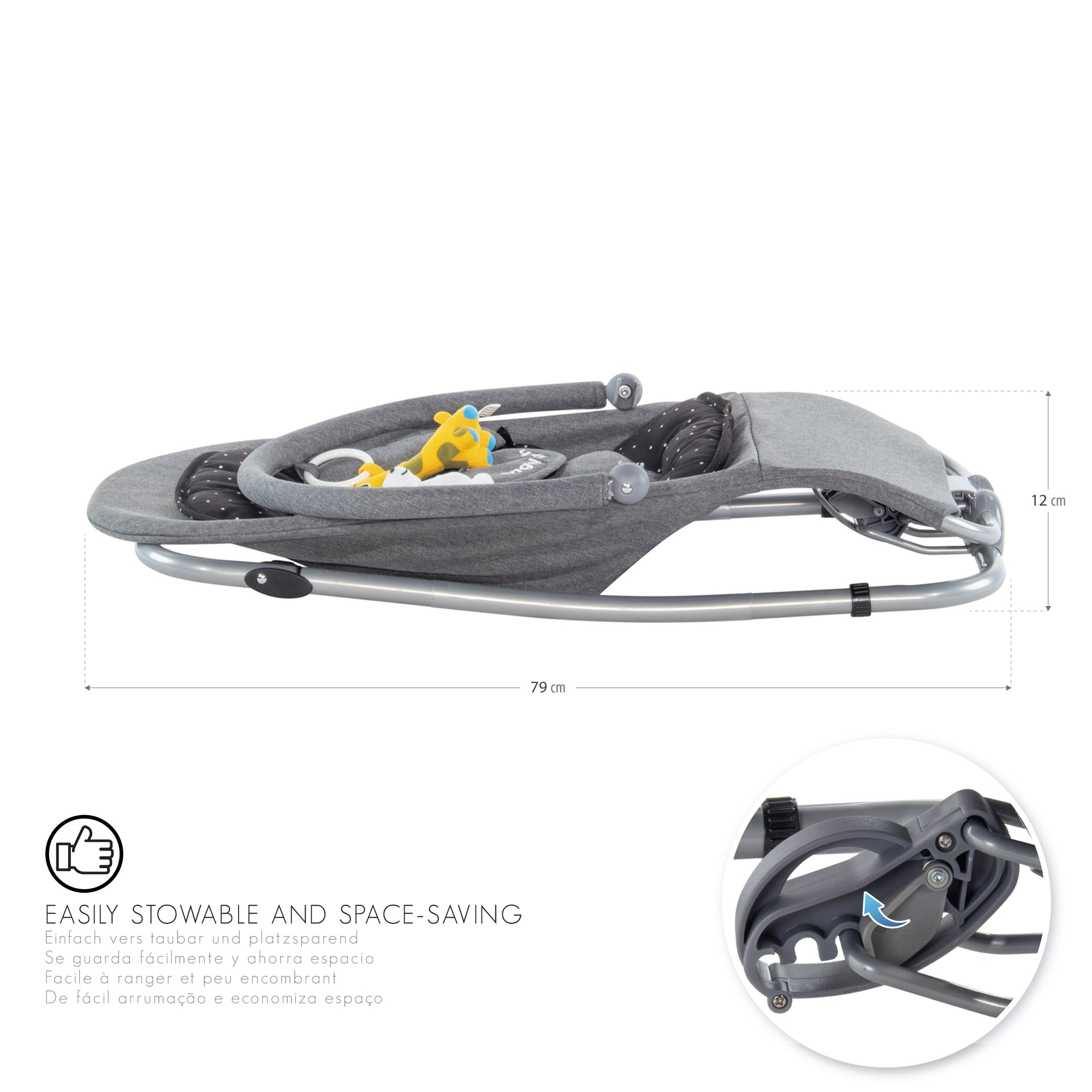 VIENO - Espreguiçadeira para Bebé