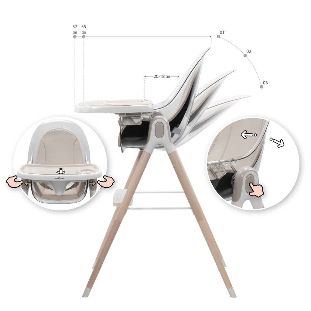 ARTO - Cadeira de Bebé 2 em 1