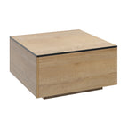 REIMS – Mesa de Centro em Carvalho ou Nogueira com Estrutura Preta | ST