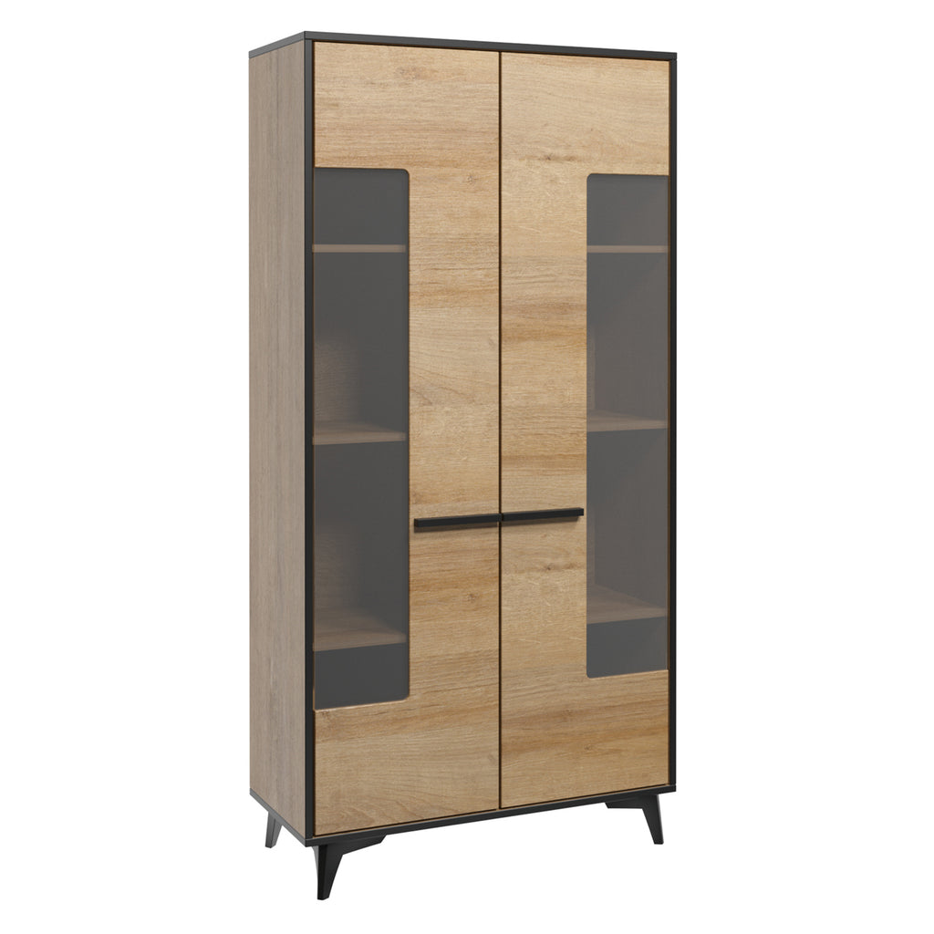 REIMS – Armário em Carvalho com Estrutura Preta | W2D