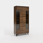 REIMS – Armário em Carvalho com Estrutura Preta | W2D