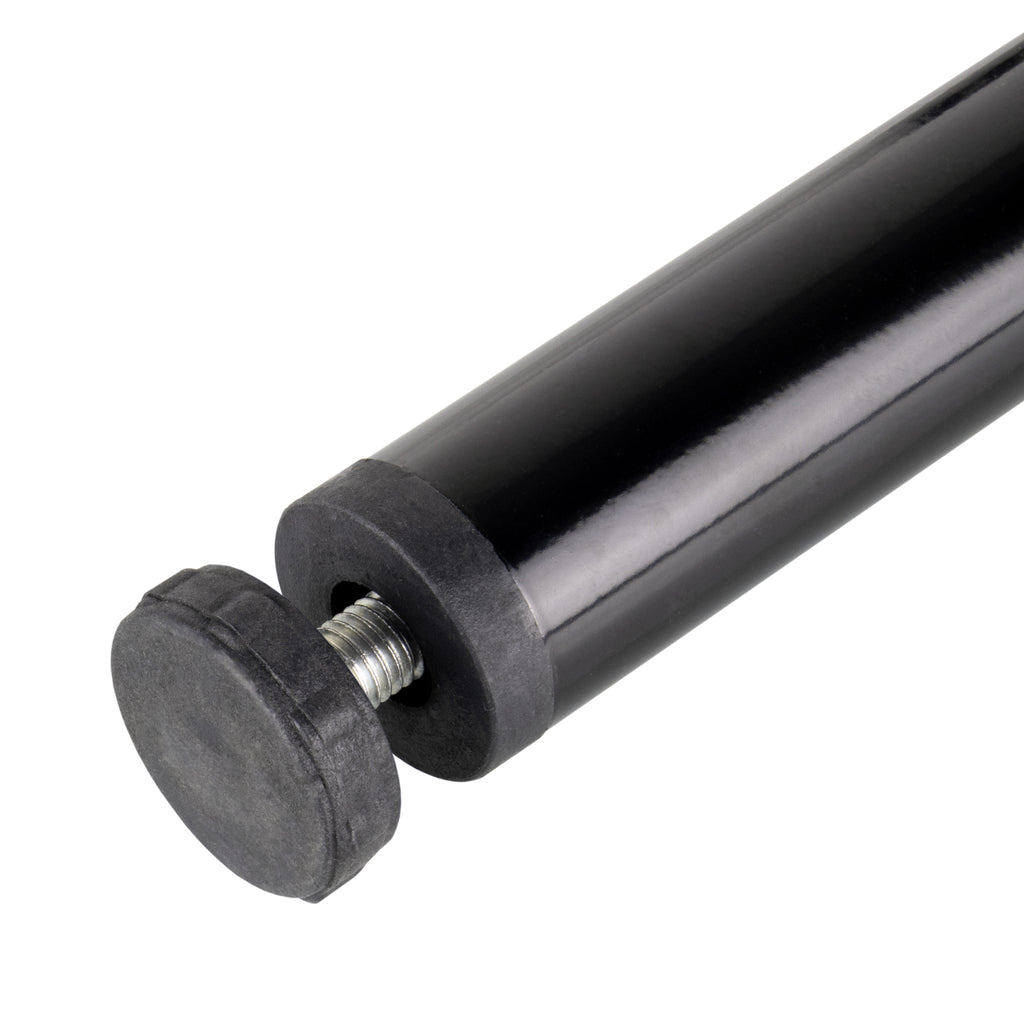 Pé Metálico de Apoio em I Regulável 15 cm Preto para Móveis, Estrados e Camas