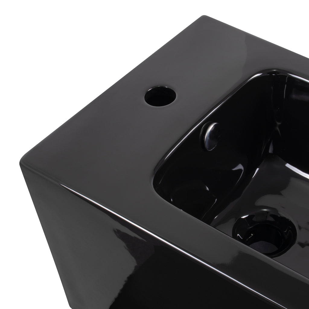 CUBE - Bidé branco suspenso inclui torneira misturadora