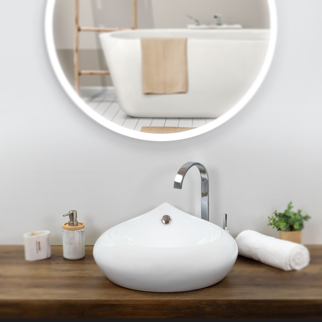 RENO – Lavatório de bancada em cerâmica de alta qualidade