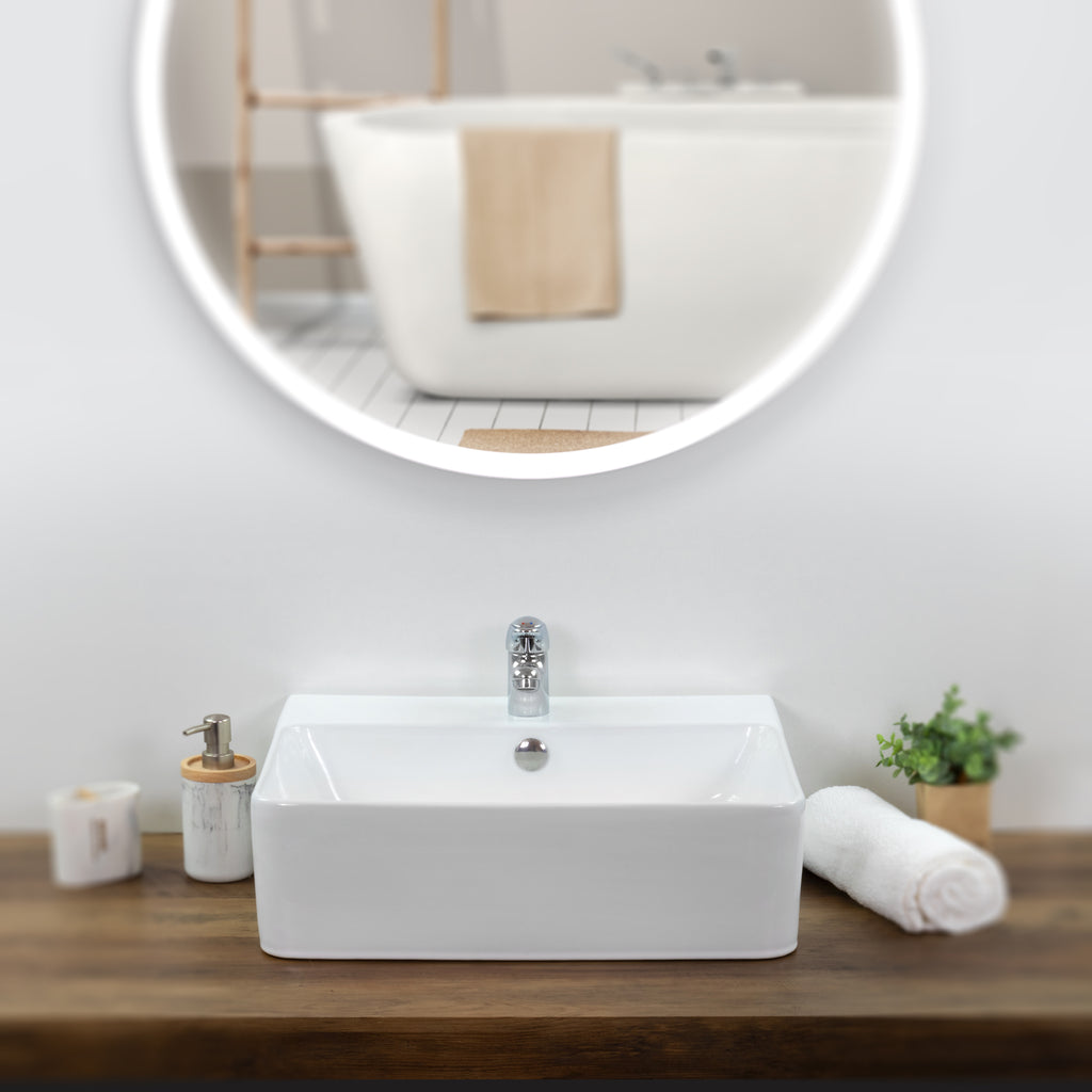 FORTORE – Lavatório de bancada em cerâmica de alta qualidade