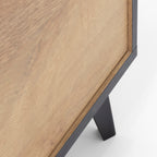 REIMS – Móvel TV em Carvalho ou Nogueira com Estrutura Preta | RTV2D1S, RTV2D2S