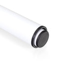 Pé Metálico em T Regulável 18,5–32,5 cm para Móveis e Estrados, até 180 kg, Branco