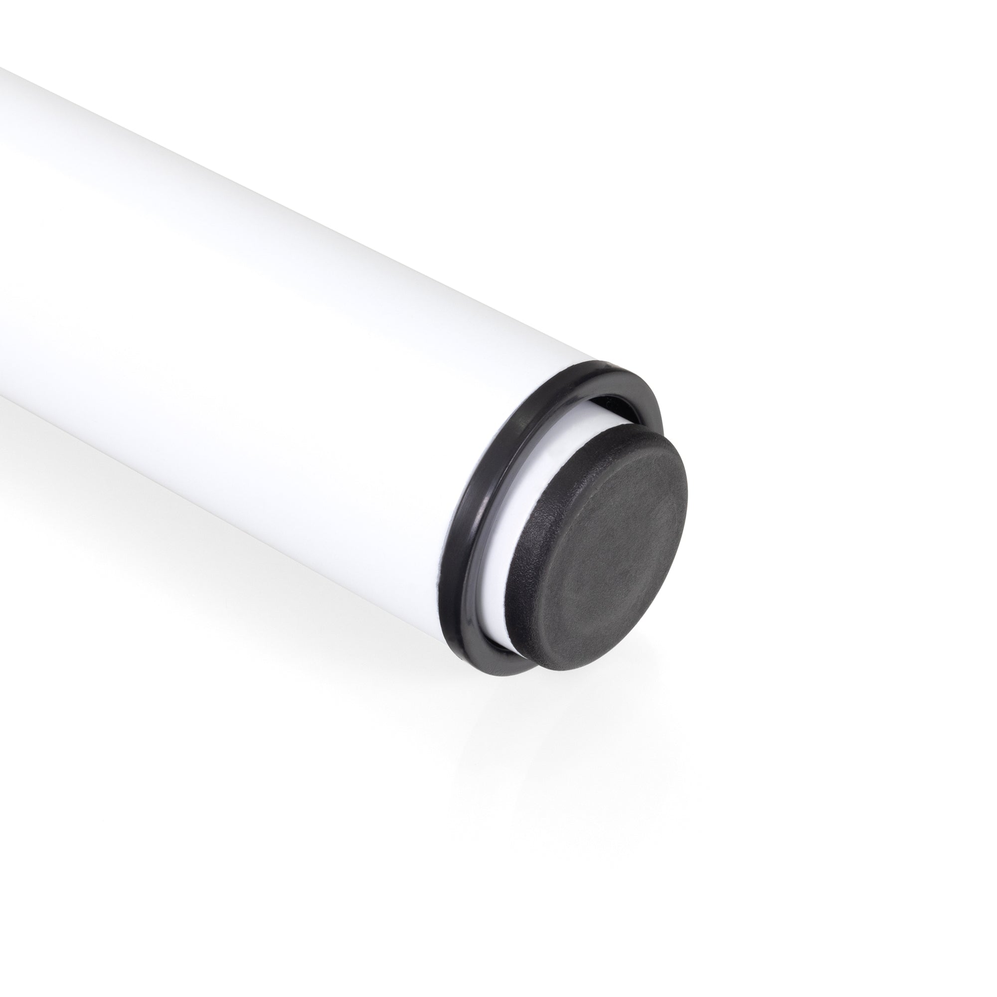 Pé Metálico em T Regulável 18,5–32,5 cm para Móveis e Estrados, até 180 kg, Branco