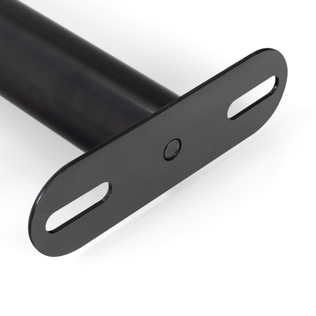 Pé Metálico em T Regulável 18,5–32,5 cm para Móveis e Estrados, até 180 kg, Preto