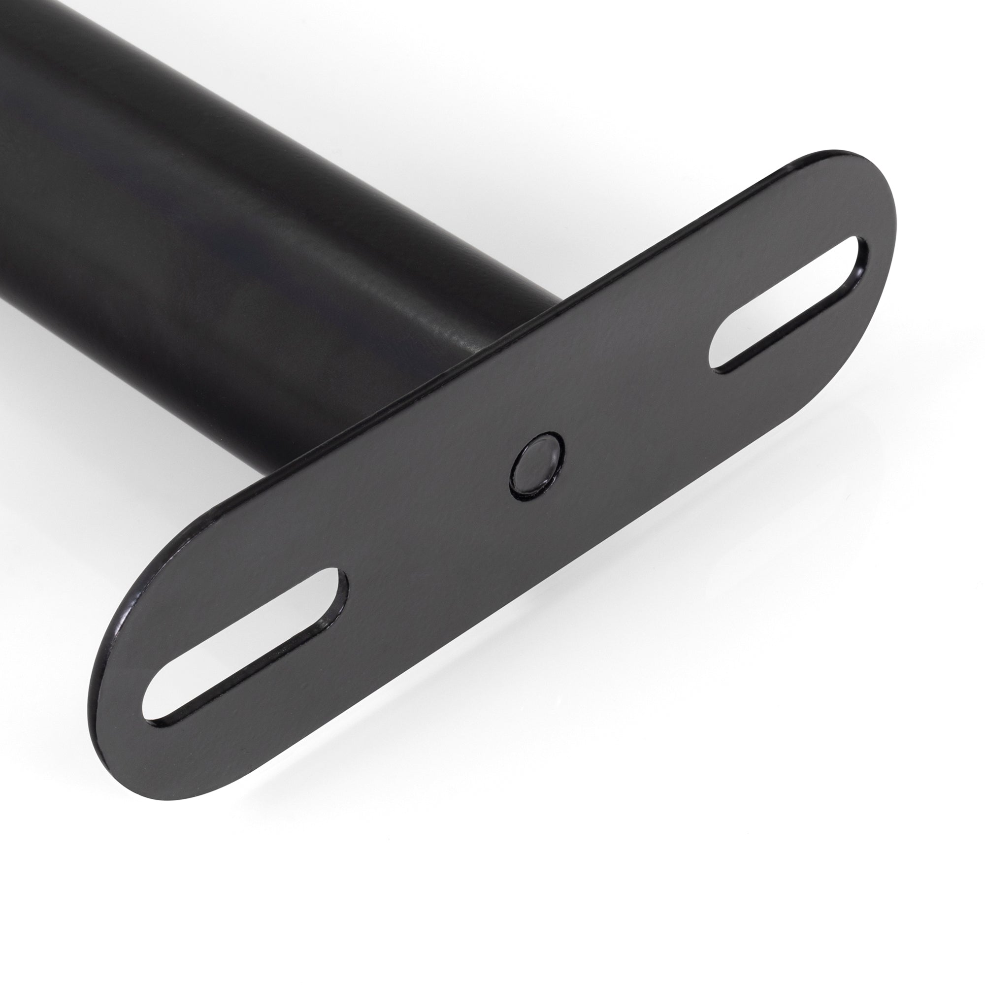 Pé Metálico em T Regulável 18,5–32,5 cm para Móveis e Estrados, até 180 kg, Preto