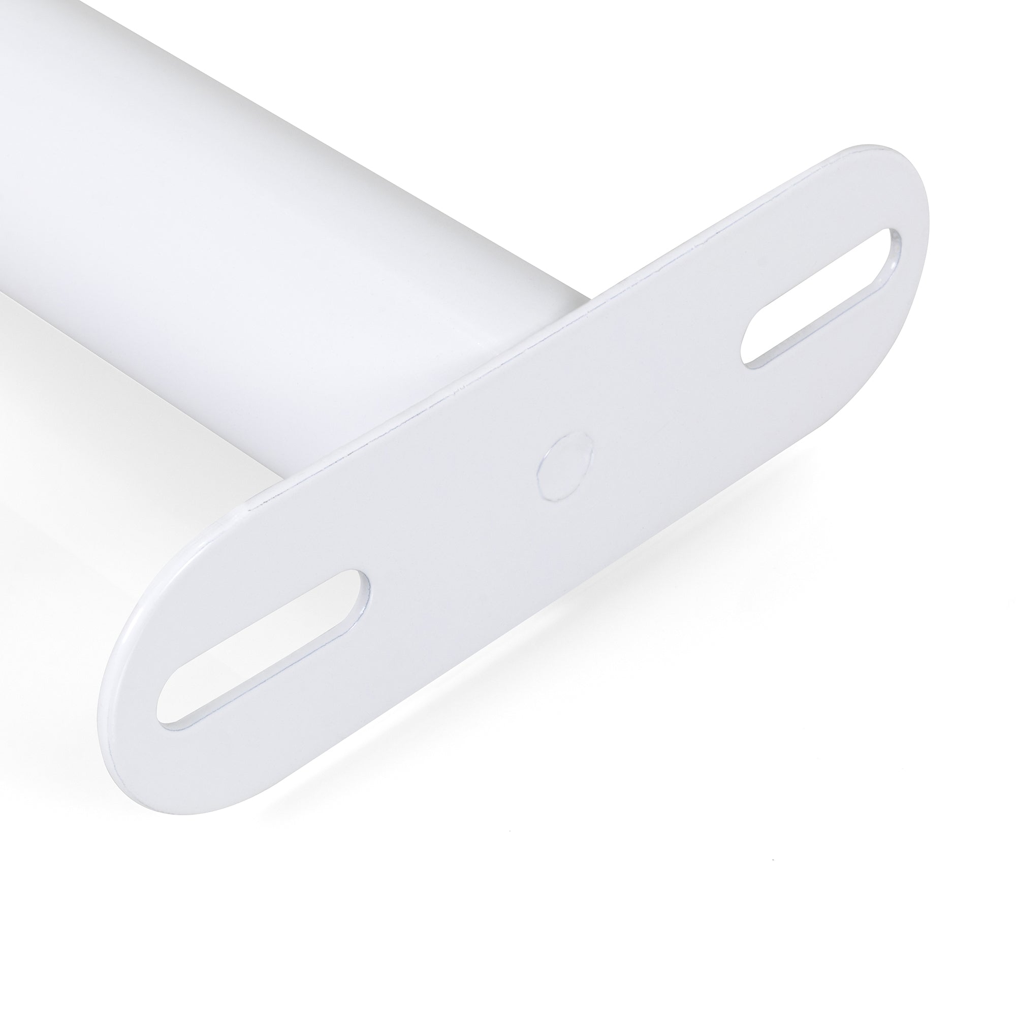 Pé Metálico em T Regulável 18,5–32,5 cm para Móveis e Estrados, até 180 kg, Branco